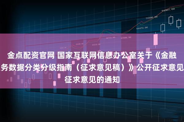 金点配资官网 国家互联网信息办公室关于《金融信息服务数据分类分级指南（征求意见稿）》公开征求意见的通知